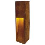 SLV Slot 50 Vloerlamp Staal Roestig | Buitenverlichting - IP44 - Geschikt voor 1x E27 