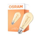 Osram Vintage 1906 LED E27 Edison Filament Goud 4.9W 470lm - 922 Zeer Warm Wit | Beste Kleurweergave - Dimbaar - Vervangt 40W