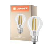 Ledvance Classic LED E27 Peer Filament Helder 7.2W 806lm - 927 Zeer Warm Wit | Beste Kleurweergave - Dimbaar - Vervangt 60W