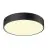 SLV Medo Pro 40 Wand en Plafondlamp Aluminium Zwart Rond 19W 2650lm - 930-940 CCT | IP50 - Beste Kleurweergave - Dali Dimbaar 