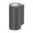 Ledvance Wandlamp Urban Vario Aluminium Grijs Up & Down 27W 2700lm - 830-840 CCT | IP65 - Dali Dimbaar