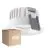 Voordeelpak 10x Ledvance LED Spot Fix Aluminium Wit 8W 680lm 36D - 930 Warm Wit | Zaagmaat 68mm - IP44 - Beste Kleurweergave - Dimbaar