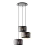 Brilliant Tyas Hanglamp Metaal Zwart Goud | 520mm - Geschikt voor 3x E27