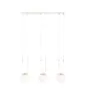 Emibig Hanglamp Glam Staal Wit | Geschikt voor 3x E14 - Max 10W