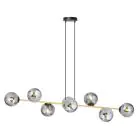 Emibig Hanglamp Gravity Staal Zwart | Geschikt voor 8x E14 - Max 10W