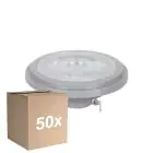 Voordeelpak 50x Noxion LED Spot G53 AR111 7.4W 450lm 24D - 930 Warm Wit | Beste Kleurweergave - Dimbaar - Vervangt 50W