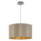 Eglo Pendelarmatuur Maserlo Staal Satijn Nikkel | Geschikt voor E27