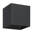 Eglo Wandlamp Calpi 2 Aluminium Antraciet Up & Down 3.3W 340lm - 830 Warm Wit | IP54
